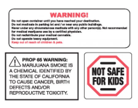 Cannabis Warning Labels