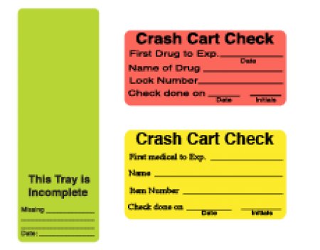 Tray & Cart Labels