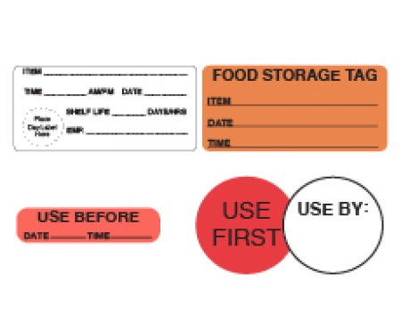 Food Prep and Storage Labels