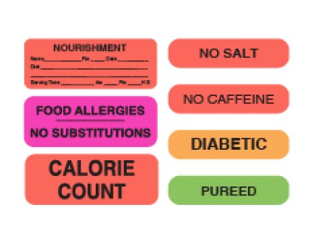 Permanent Labels - Food & Dietary