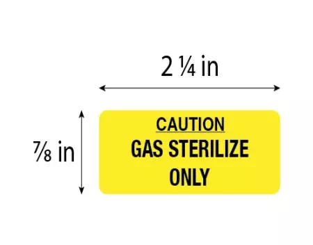 Sterilization Caution Gas Sterilize Only