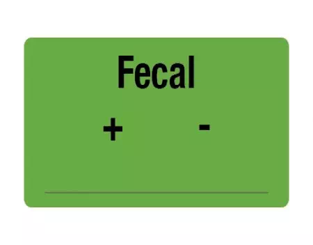 Label, Fecal