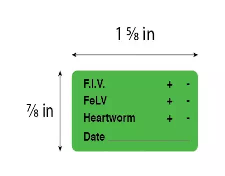 Label, FIV/FELV/Heartworm/Date_____