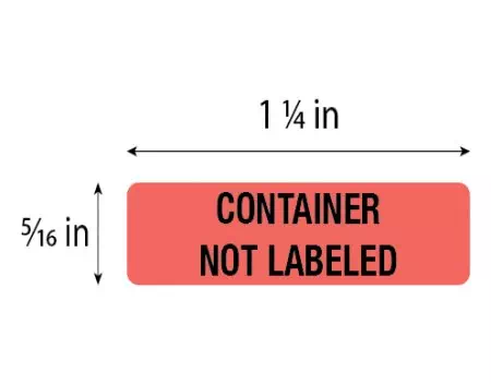 Container Not Labeled