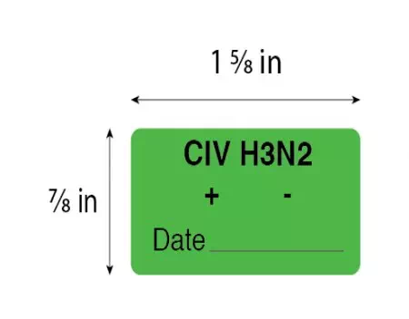 Label, CIV H2N2 Date_____