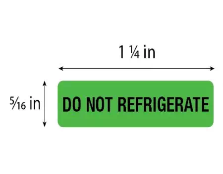 Do not refrigerate