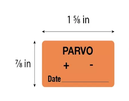 Label, Parvo Date_____