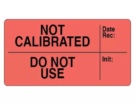 Not Calibrated Do Not Use