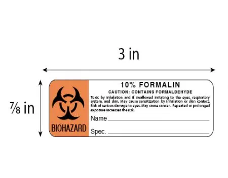 Biohazard 10% Formalin