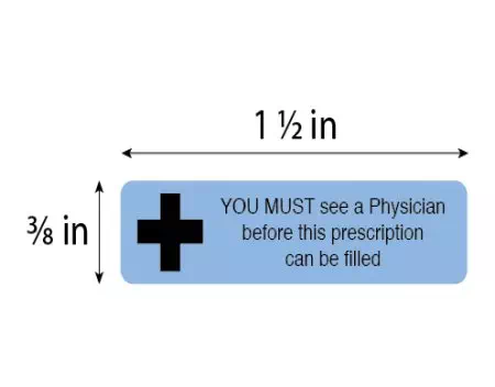 Auxiliary Label, See a Physician