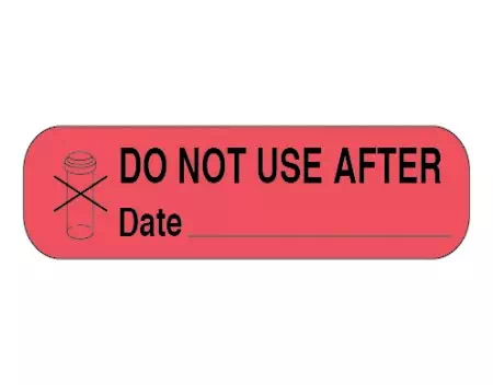 Auxiliary Label, Do Not Use After Date _____
