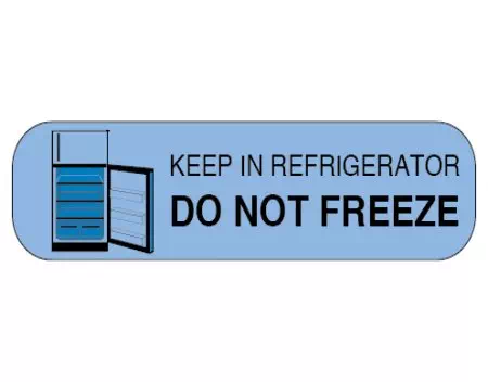 Auxiliary Label, Do Not Freeze