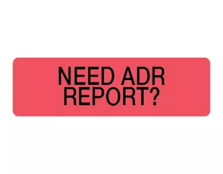 Auxiliary Label, Need ADR Report?