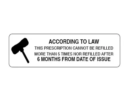 Auxiliary Label, According to Law