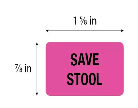 Label, Save Stool