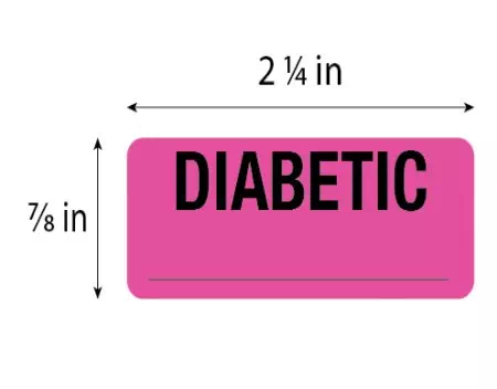 Label, Diabetic ______