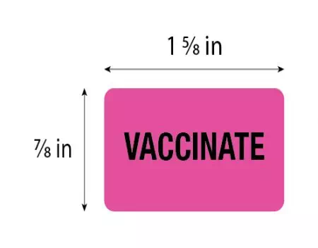 Label, Vaccinate