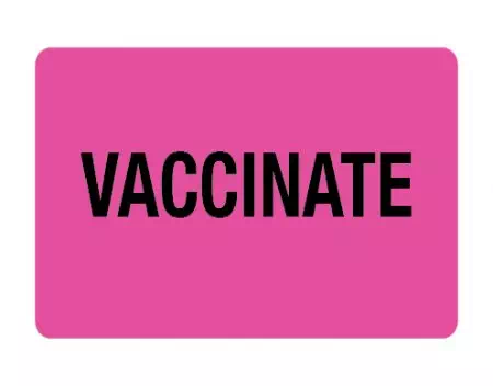 Label, Vaccinate