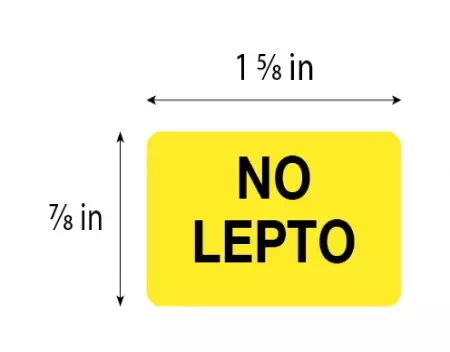 Label, No Lepto