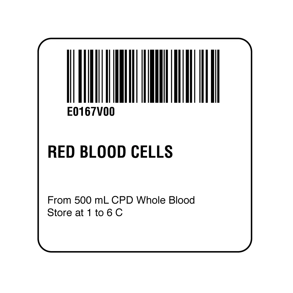ISBT 128 Red Blood Cells