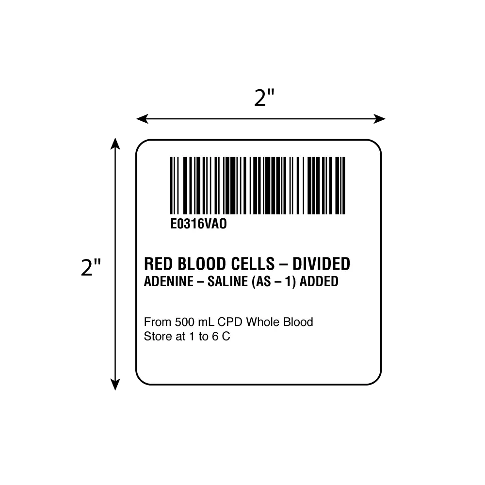 ISBT 128 Red Blood Cells Adenine-Saline Part 1