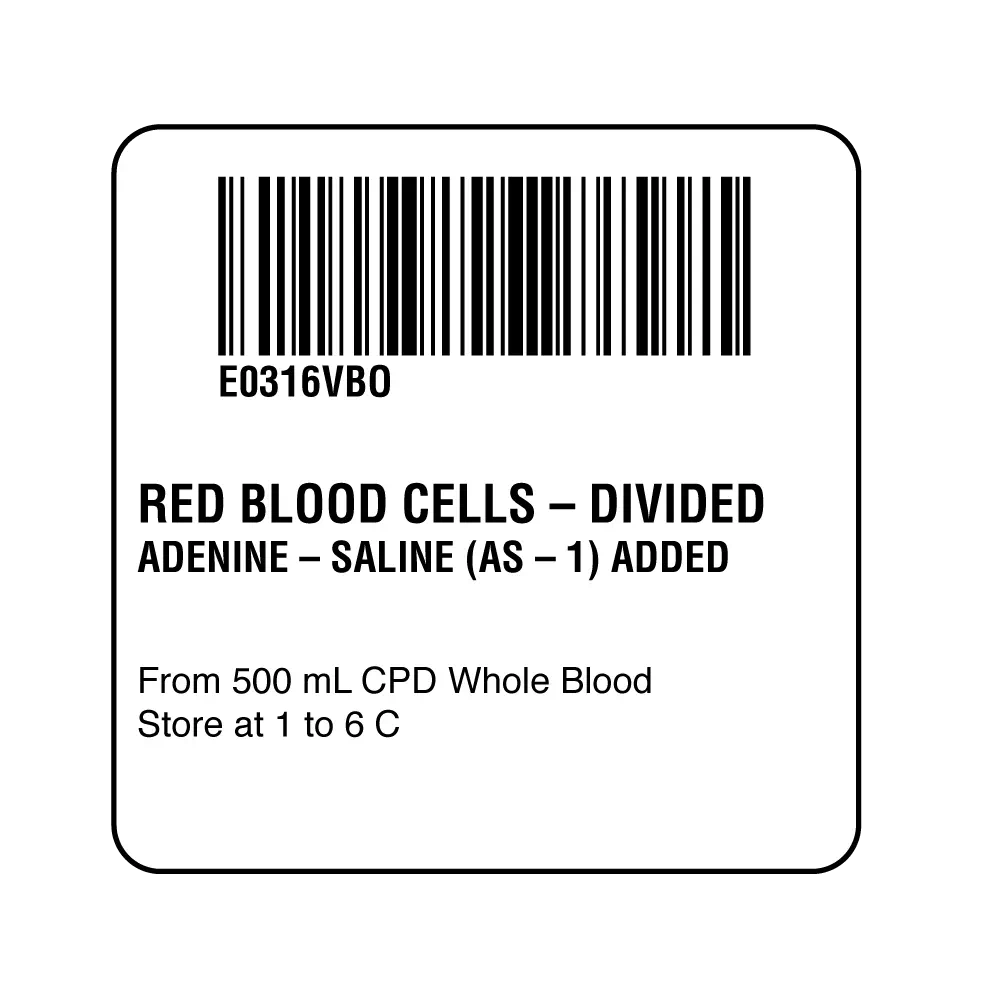 ISBT 128 Red Blood Cells Adenine-Saline Part 2