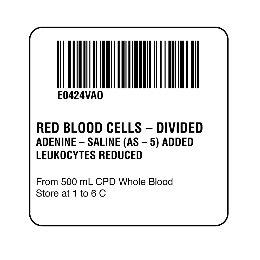 ISBT 128 Red Blood Cells Adenine-Saline Part 1