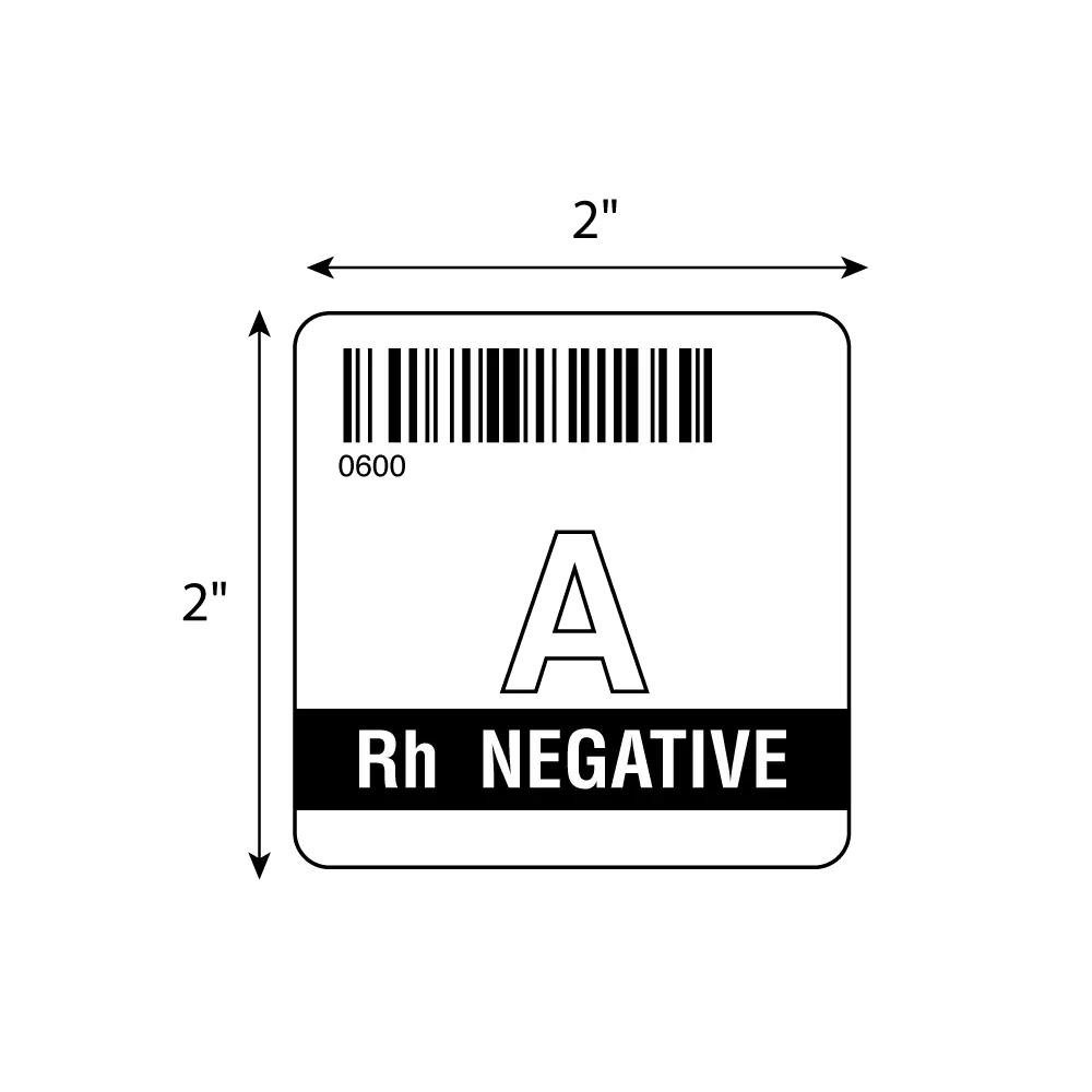 ISBT 128 A Rh Negative