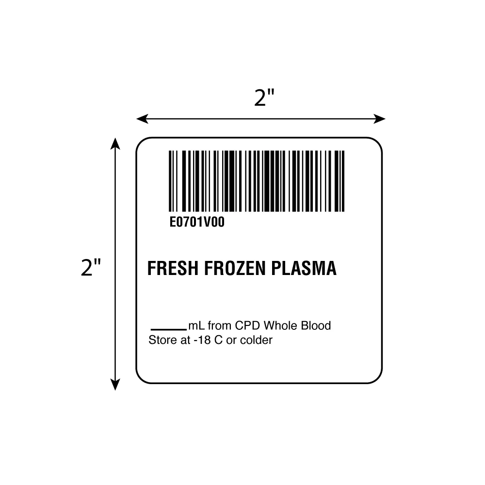 ISBT 128 Fresh Frozen Plasma