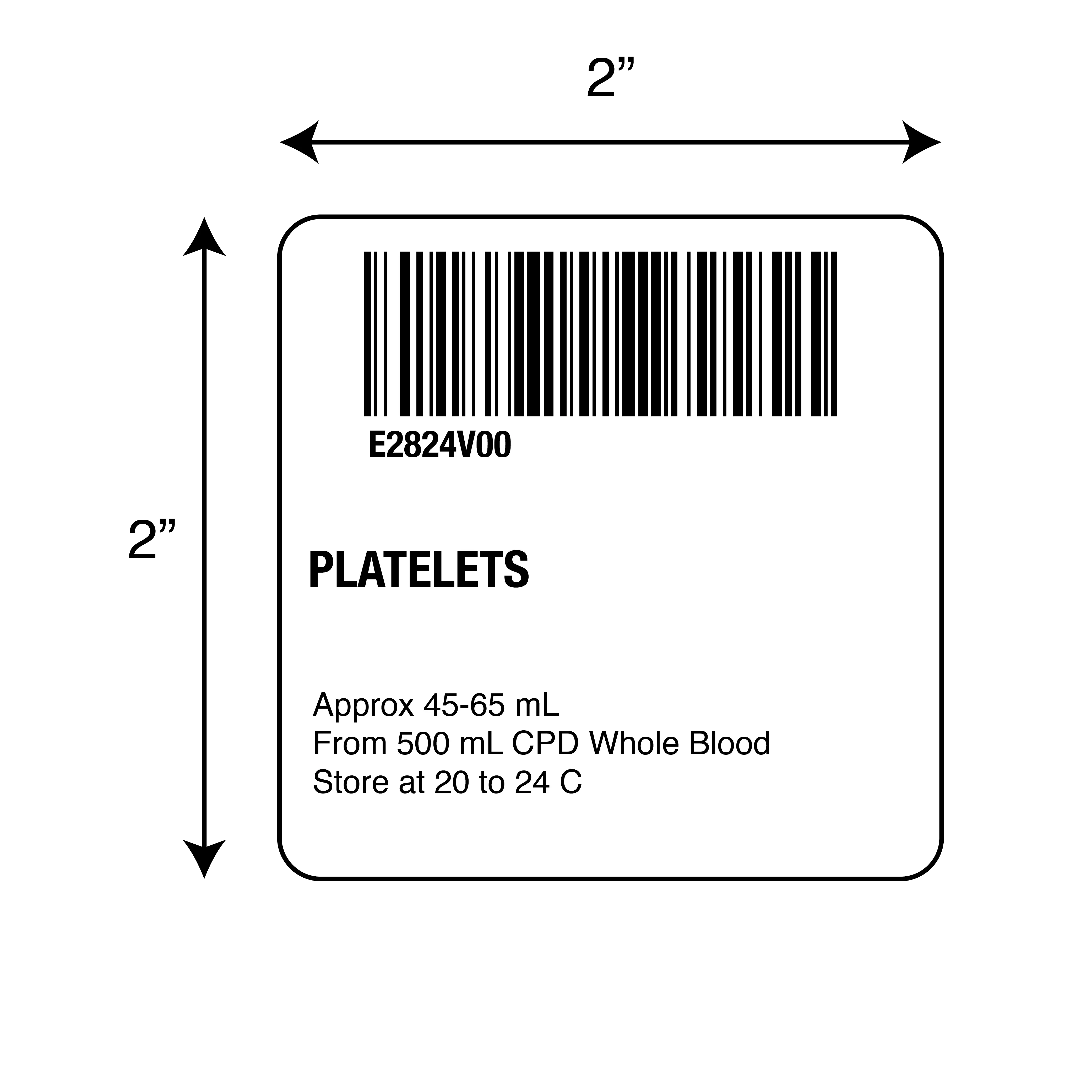 ISBT 128 Platelets