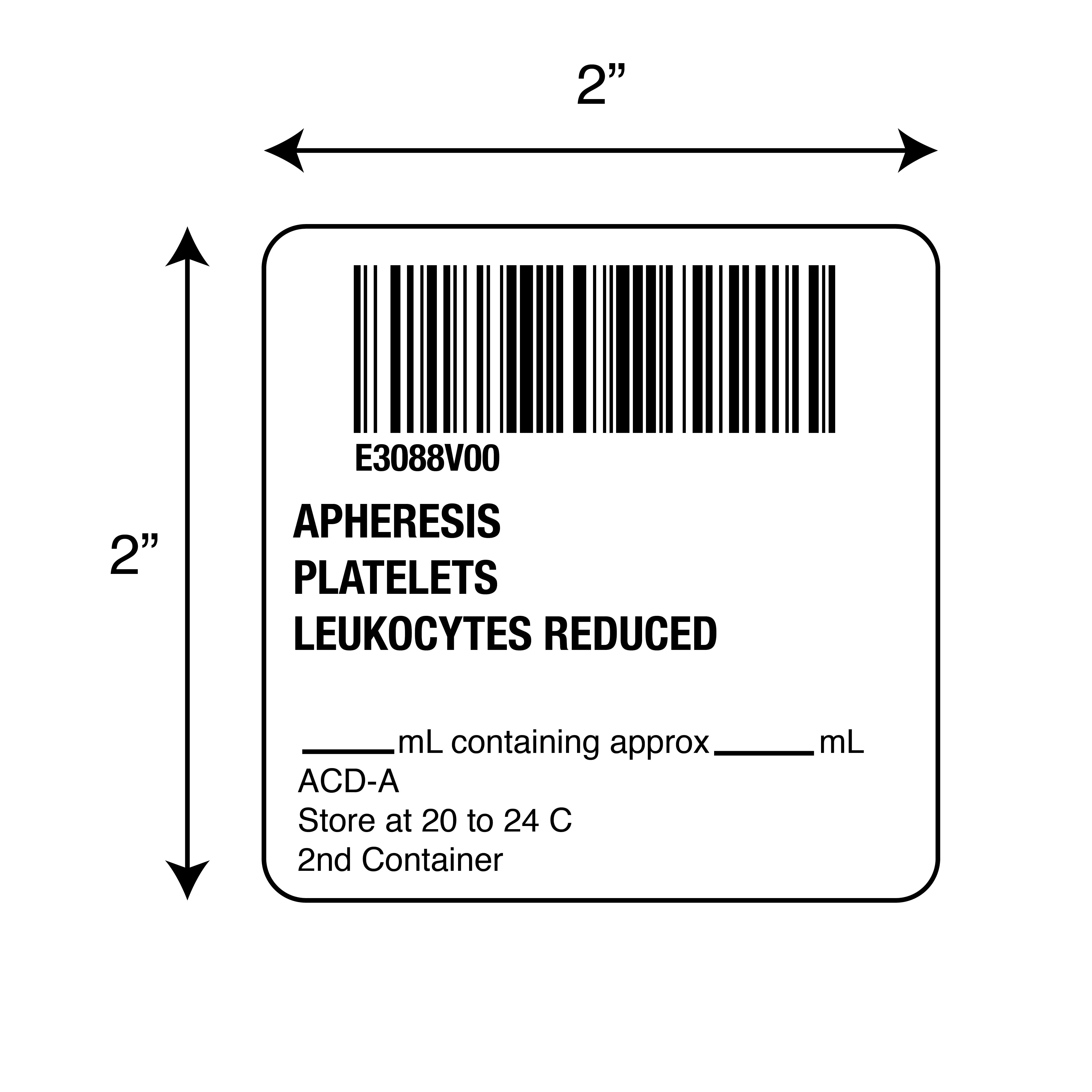 ISBT 128 Apheresis Platelets Irradiated Leukocyte