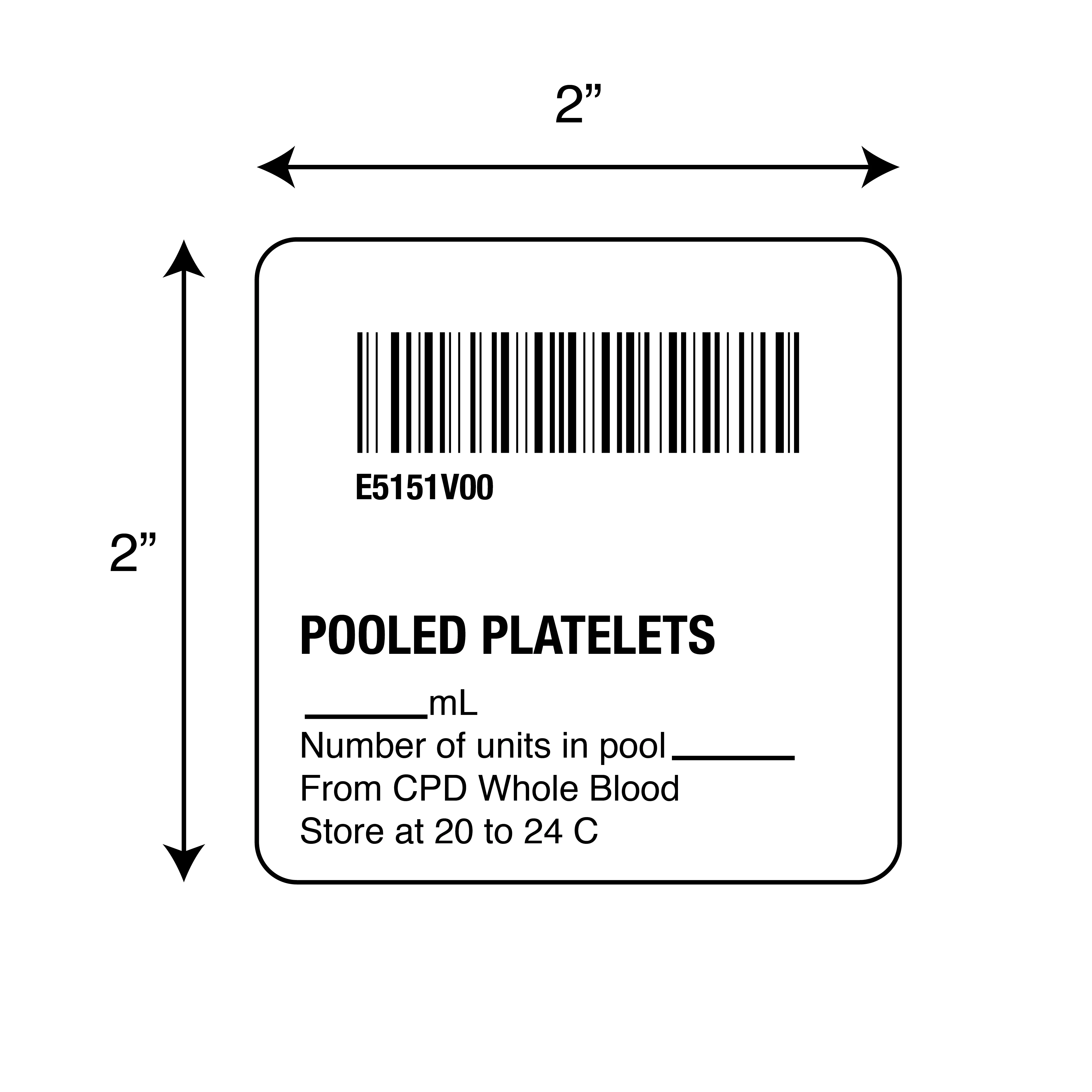 ISBT 128 Pooled Platelets