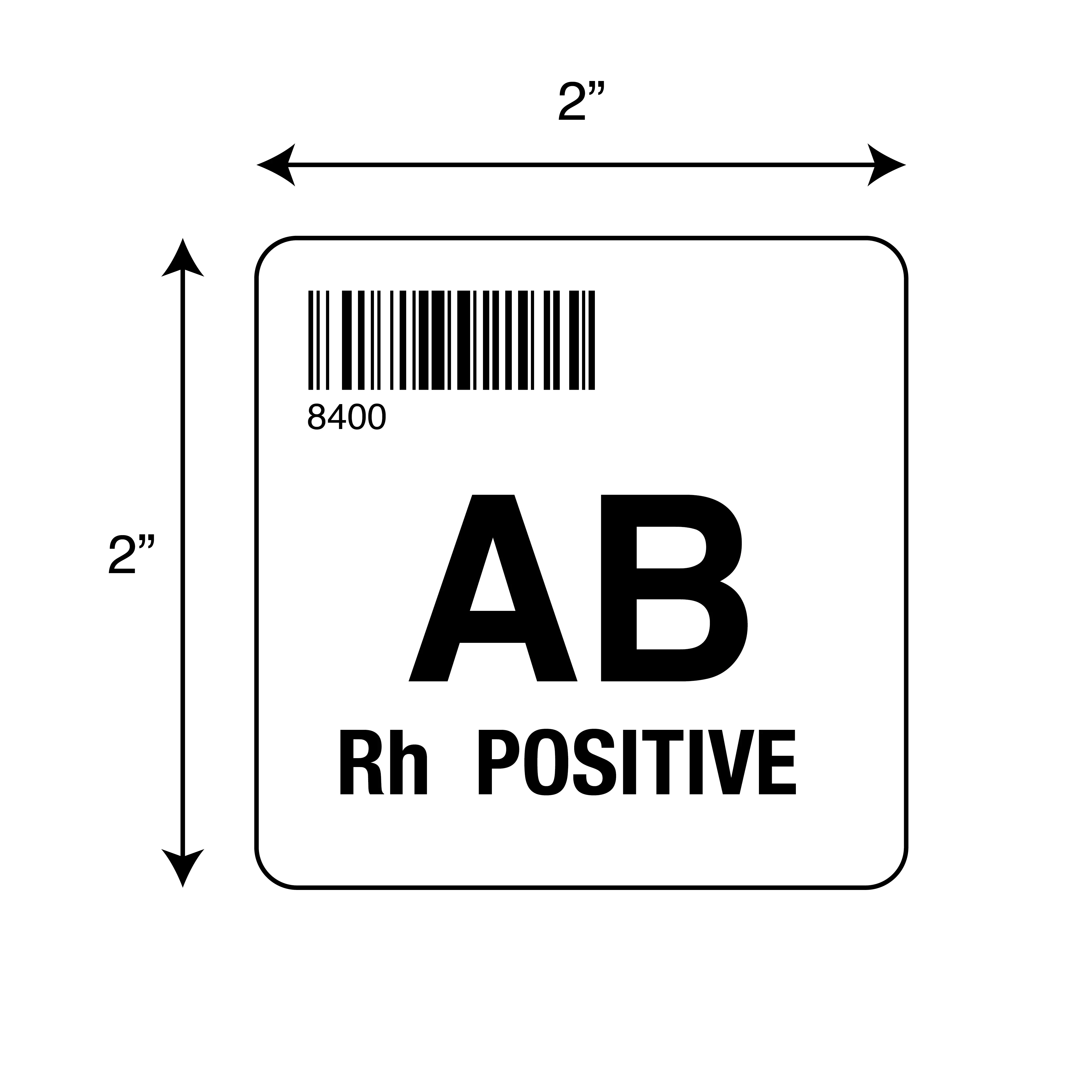 ISBT 128 AB Rh Positive