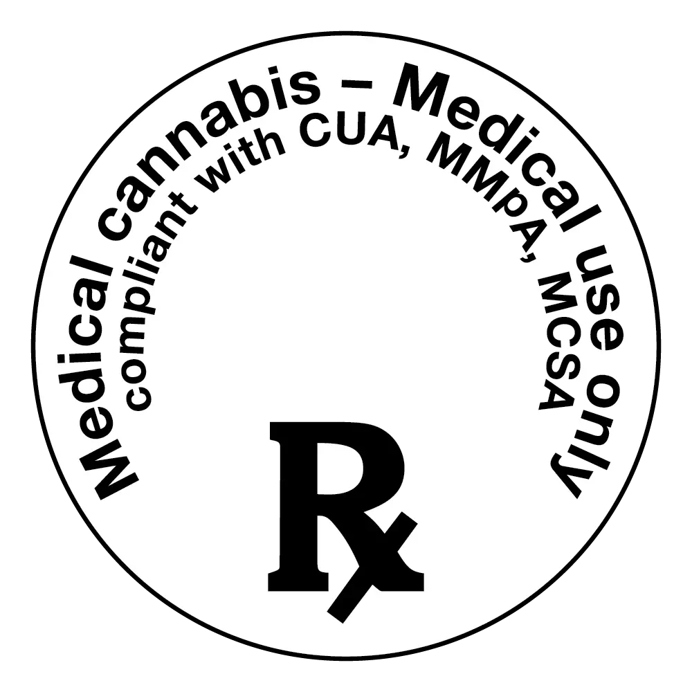 California Medical Cannabis Concentrate Container Labels