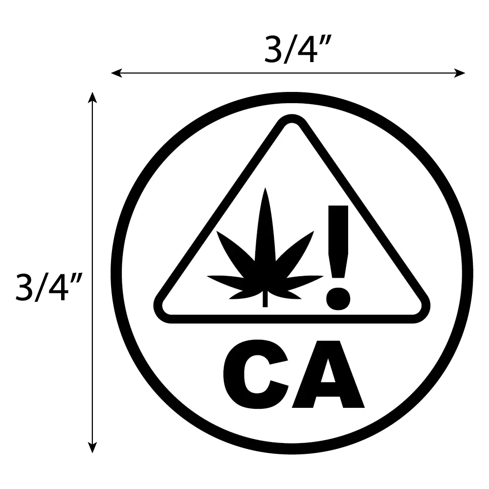 CA MAUCRSA Universal Symbol for Cannabis Labels