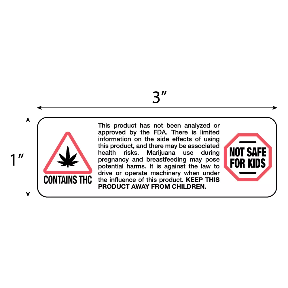 Massachusetts Warning Label