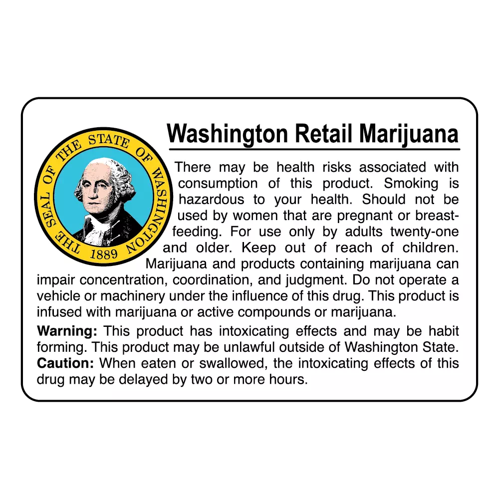 Washington State Retail Marijuana Compliant Labels