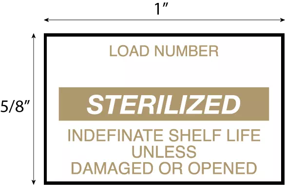 Gun Label Load Number Sterilized