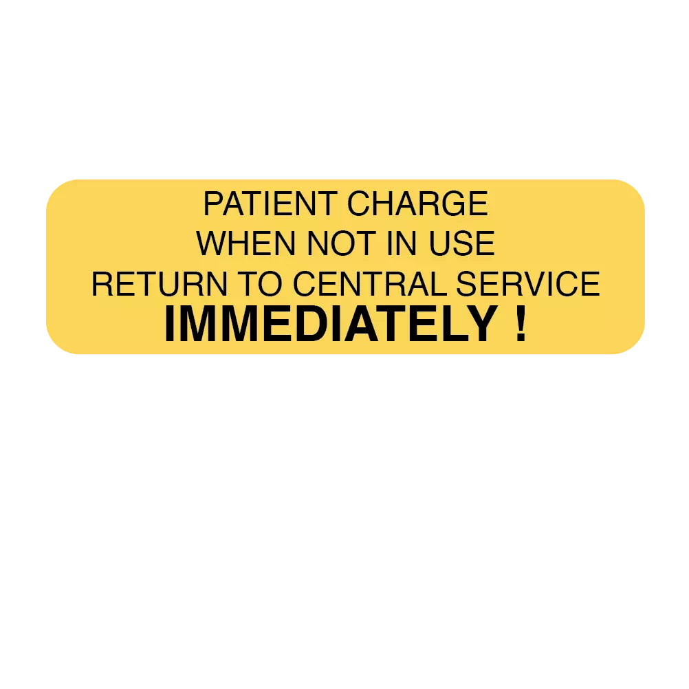 Patient Charge When Not In Use Return