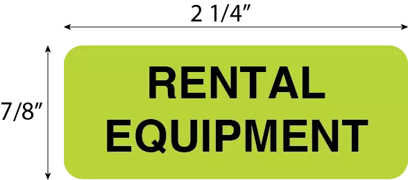 Rental Equipment