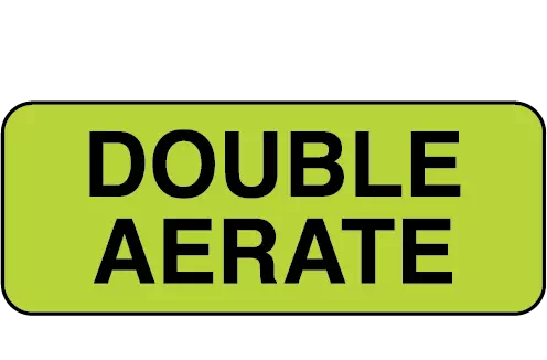 Double Aerate