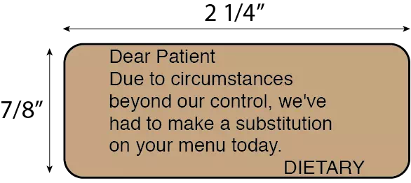 Dear Patient - Due To Circumstances