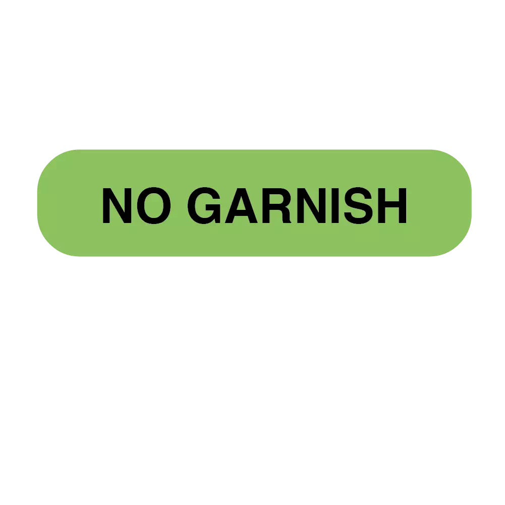 No Garnish