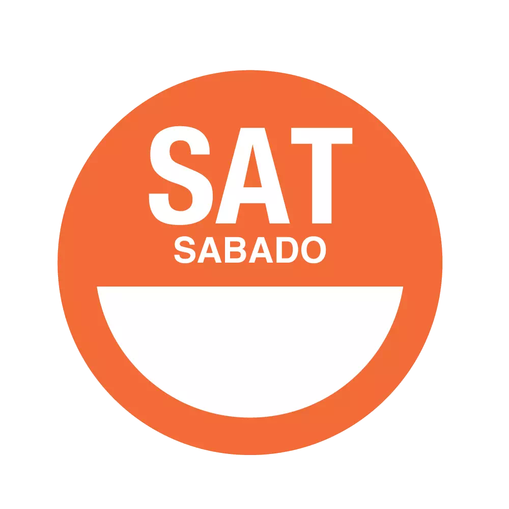 Dissolvable DaySpots - Saturday/Sabado
