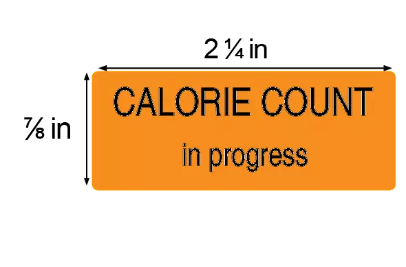Calorie Count In Progress