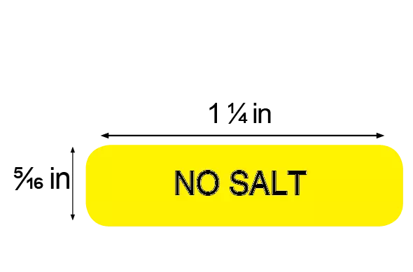 NO SALT
