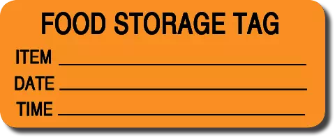 Food Storage Tag