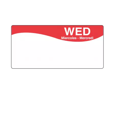 Dissolvable DaySpots - Wednesday/Mercoles