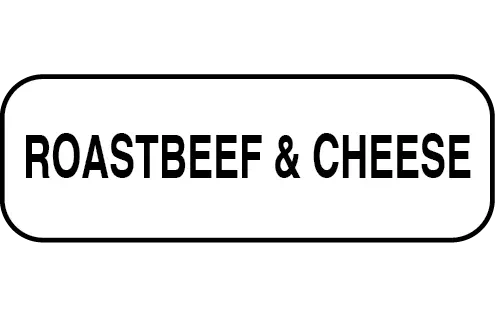 Roast Beef & Cheese