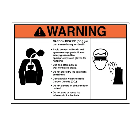 Carbon Dioxide Warning Label